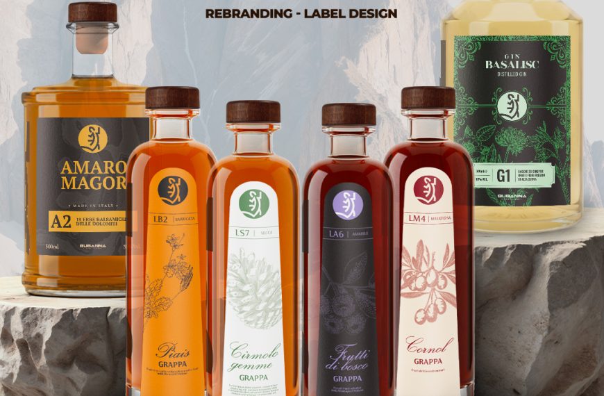 Branding e progettazione etichette per Liquorificio Susanna